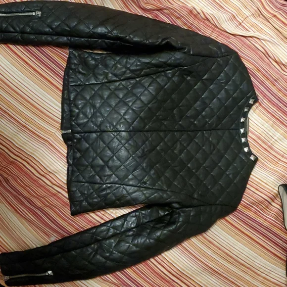 COPY - MICHEAL KORS AUTHENTIC LEATHER Jkt Sz 2,Heels 7.5 Boots 8M Purse All 4 p… - Picture 16 of 16